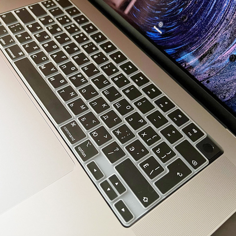 Αυτοκόλλητο για MacBook Air 13.6 M2 chip 2022 Keybaord cvoer A2681 A2442 A2485 Μαλακό πληκτρολόγιο σιλικόνης, ανθεκτικό στη σκόνη, πληκτρολόγιο φορητού υπολογιστή