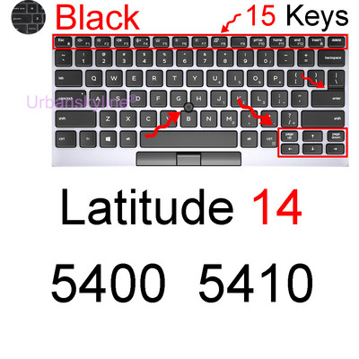 Poklopac tipkovnice za Dell Latitude E5450 E5470 E5480 E5490 E7450 E7470 E7490 14 Laptop Silikonski zaštitnik Skin Case Dodaci