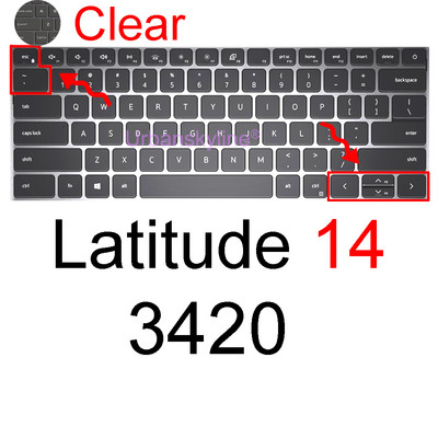 Poklopac tipkovnice za Dell Latitude E5450 E5470 E5480 E5490 E7450 E7470 E7490 14 Laptop Silikonski zaštitnik Skin Case Dodaci