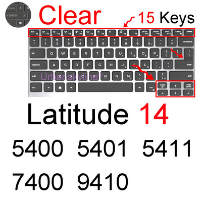 Poklopac tipkovnice za Dell Latitude E5450 E5470 E5480 E5490 E7450 E7470 E7490 14 Laptop Silikonski zaštitnik Skin Case Dodaci