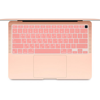 Корейско оформление Капак на клавиатура за лаптоп Водоустойчив за MacBook Air 13 инча M1chip A2337(2020) Цветна мека силиконова клавиатура Калъф Skin