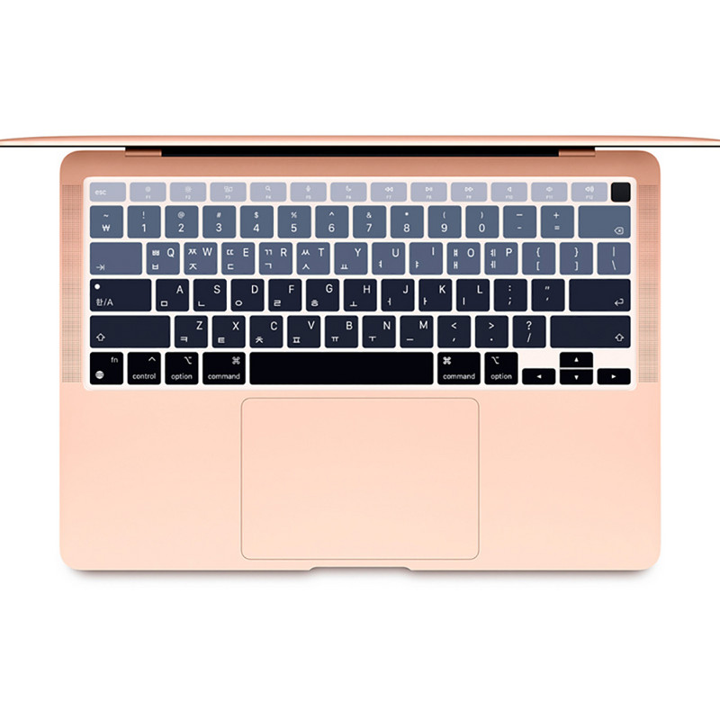 Korejski izgled Poklopac za tipkovnicu prijenosnog računala Vodootporan za MacBook Air 13 inča M1chip A2337(2020) Mekana silikonska tipkovnica u boji Skin