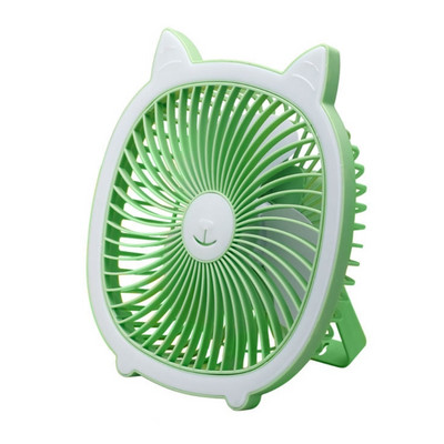 Ventilator USB portabil 40GE Lumină de noapte Ventilator USB reîncărcabil cu 3 viteze și lumină pentru camping, drumeții, picnicuri, utilizare la birou și studiu