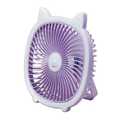 Ventilator USB portabil 40GE Lumină de noapte Ventilator USB reîncărcabil cu 3 viteze și lumină pentru camping, drumeții, picnicuri, utilizare la birou și studiu