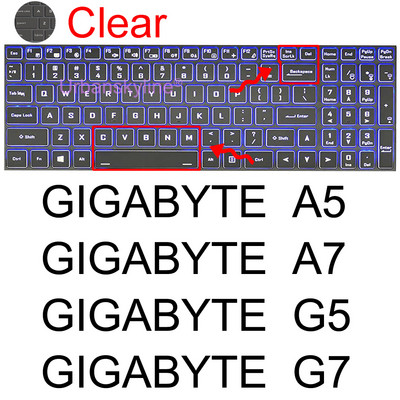 Aero poklopac tipkovnice za Gigabyte Aorus 5 7 15G 15P 17G 17X Aero 15 17 HDR 15W 15X G5 G7 A7 zaštitnik za igranje, kožna torbica za prijenosno računalo
