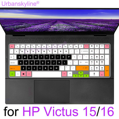 Капак на клавиатурата за HP Victus 15 16 15.6 16.1 инча 15t 15z 16-d протектор за лаптоп за игри Skin Case силиконов аксесоар TPU 2022