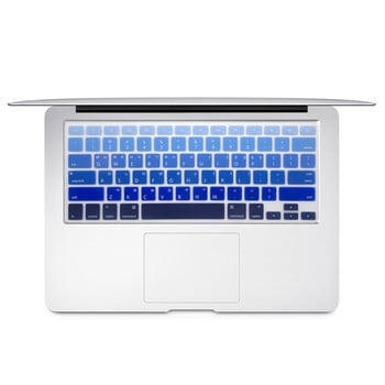 Капак на корейска клавиатура за Mac Book Air 13 pro15 инча A1466 A1278 A1502 A1398 Retina капаци на клавиатура за лаптоп Цветен филм за клавиатура