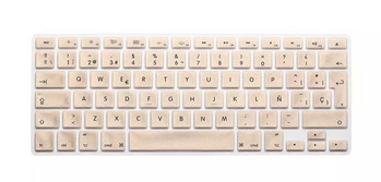 Нов силиконов калъф за клавиатура с испански букви за Macbook Air Pro Retina 13 15 17 Протектор за Mac book клавиатура Испански Испания ЕС