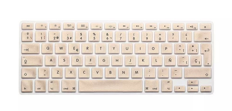 Naujas silikoninis ispaniškas raidžių klaviatūros dangtelis skirtas Macbook Air Pro Retina 13 15 17 Protector for Mac book klaviatūrai Ispanija Ispanija EU