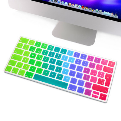 Испания Език Magic Keyboard Cover Силиконов защитен филм за кожата за Apple Magic Keyboard2 2015 A1644 EU IMAC Калъф за клавиатура