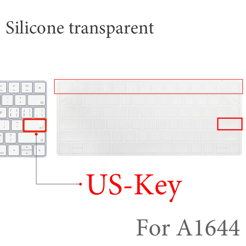 Spain Language Magic Keyboard Cover Silikona ādas aizsargplēve Apple Magic Keyboard2 2015 A1644 EU IMAC Keyboard Case