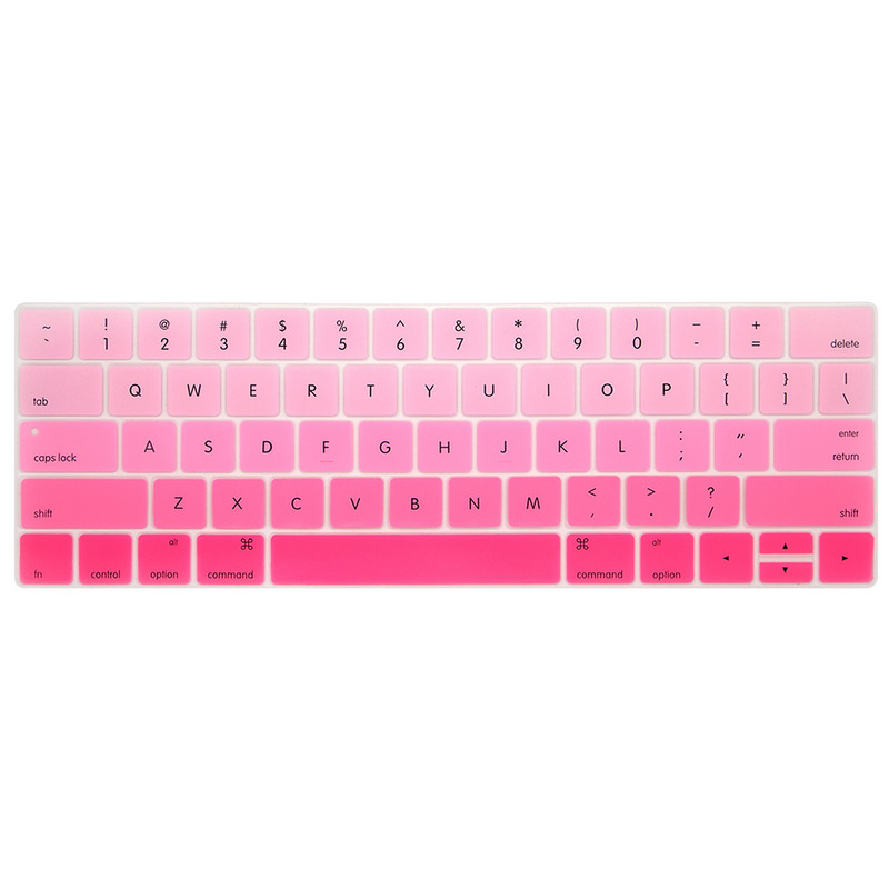 tastatūras vāciņš Mac Book pro13 15 ar skārienjoslu A2159 A1706 A1707 A1989 A1990 klēpjdatora tastatūras vāciņi Gradienta tastatūras plēve