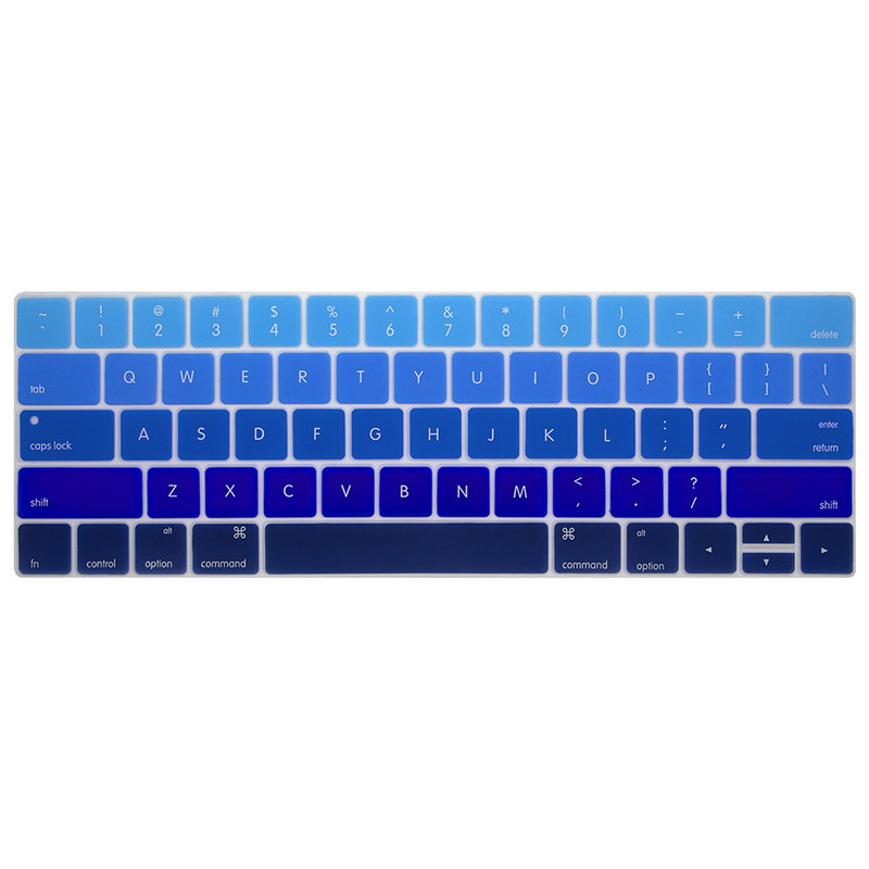 tastatūras vāciņš Mac Book pro13 15 ar skārienjoslu A2159 A1706 A1707 A1989 A1990 klēpjdatora tastatūras vāciņi Gradienta tastatūras plēve