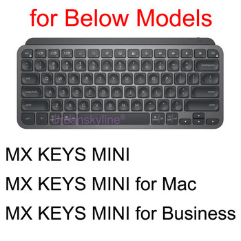 για MX KEYS MINI Κάλυμμα πληκτρολογίου για Logitech MX KEYS MINI για Mac Business Protector Θήκη δέρματος Αξεσουάρ σιλικόνης TPU 2021