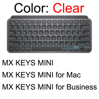 za MX KEYS MINI Poklopac tipkovnice za Logitech MX KEYS MINI za Mac Business Protector Skin Case Silikonski dodatak TPU 2021