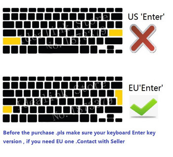 EU Layout Keyboard Protector за Macbook Air 13 2020 M1 Chip A2337 Силиконов капак на клавиатурата за Macbook Air M1 Chip A2337 Skin