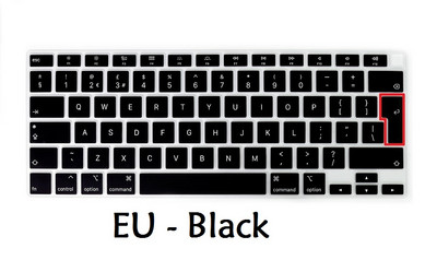 EU Layout klaviatuurikaitse Macbook Air 13 2020 M1 kiibi A2337 klaviatuuri kate Silikoon Macbook Air M1 kiibi A2337 nahale