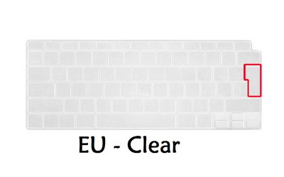 EU Layout klaviatuurikaitse Macbook Air 13 2020 M1 kiibi A2337 klaviatuuri kate Silikoon Macbook Air M1 kiibi A2337 nahale
