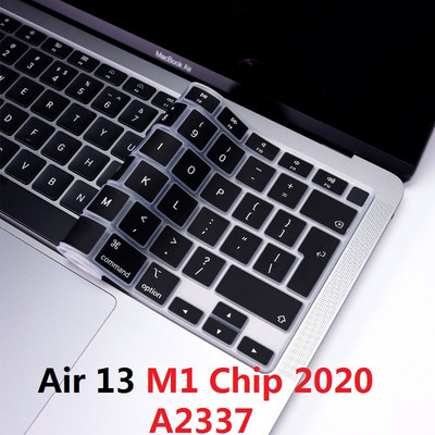 EU Layout Keyboard Protector за Macbook Air 13 2020 M1 Chip A2337 Силиконов капак на клавиатурата за Macbook Air M1 Chip A2337 Skin