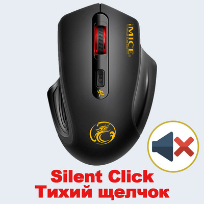 USB bežični miš 2000DPI USB 2.0 prijemnik optički računalni miš 2.4GHz ergonomski miševi za prijenosno računalo zvuk tihi miš