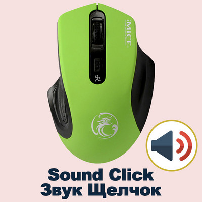 USB bežični miš 2000DPI USB 2.0 prijemnik optički računalni miš 2.4GHz ergonomski miševi za prijenosno računalo zvuk tihi miš