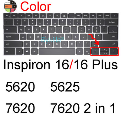 Poklopac tipkovnice za Dell Inspiron 16 Plus 17 5620 5625 7620 2 u 1 7610 7706 7773 7779 7786 7791 Silikonska zaštitna maska za kožu
