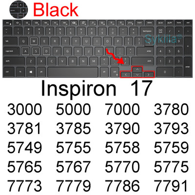 Poklopac tipkovnice za Dell Inspiron 16 Plus 17 5620 5625 7620 2 u 1 7610 7706 7773 7779 7786 7791 Silikonska zaštitna maska za kožu