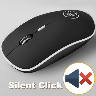 iMice Bežični miš Tihi računalni miš 1600 DPI Ergonomic Mause Bešumni zvuk USB PC miševi Mute bežični miševi za prijenosna računala
