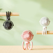 2000 mAh nešiojamas vežimėlio ventiliatorius, 3 greičių kūdikių ventiliatorius, įkraunamas tylus rankinis ventiliatorius aštuonkojai stalinis ventiliatorius pramogų parkui