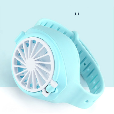 Ventiliatorius Laikrodis Rankinis mažas ventiliatorius Mažas buitinis prietaisas Oro kondicionierius Ventiliatorius Mini Elektrinis Ventiliatorius Lazy Ventiliatorius 800mah talpos USB įkrovimas
