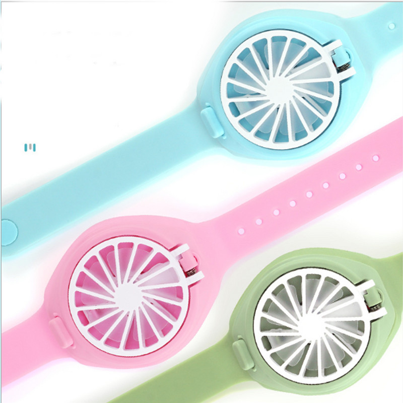 Ventiliatorius Laikrodis Rankinis mažas ventiliatorius Mažas buitinis prietaisas Oro kondicionierius Ventiliatorius Mini Elektrinis Ventiliatorius Lazy Ventiliatorius 800mah talpos USB įkrovimas