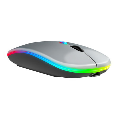 TCJJ Bluetooth bežični miš s USB punjivim RGB mišem za računalo Laptop PC Macbook Gaming Mouse Gamer 2.4GHz