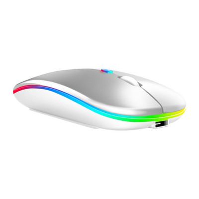 TCJJ Bluetooth bežični miš s USB punjivim RGB mišem za računalo Laptop PC Macbook Gaming Mouse Gamer 2.4GHz