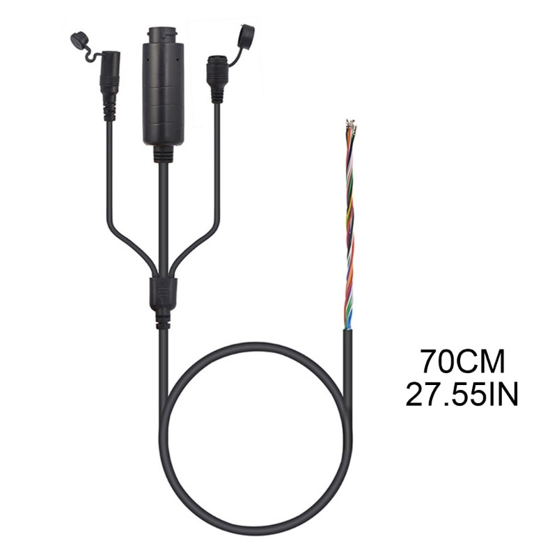 HXBE IEEE802.3af POE Splitter Cable Splitter Isolated Cable POE Αδιάβροχο καλώδιο με επαναφορά για παρακολούθηση ασφαλείας κάμερας