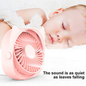 USB mini ventilator za stolno računalo, prijenosni električni ventilator s podešavanjem kuta od 360 stupnjeva, mini ventilator s 3 brzine vjetra, alati za ljetno hlađenjenovo