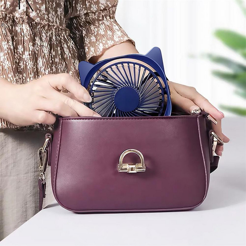 USB mini ventilator za stolno računalo, prijenosni električni ventilator s podešavanjem kuta od 360 stupnjeva, mini ventilator s 3 brzine vjetra, alati za ljetno hlađenjenovo