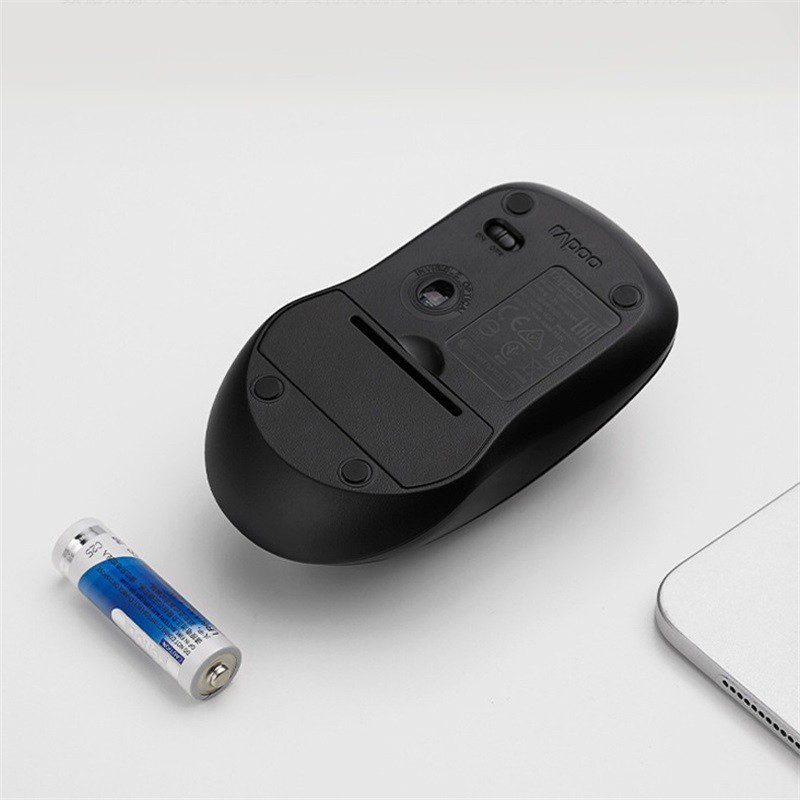 RAPOO 1680 juhtmevaba hiir Ergonoomiline hiir 1000 DPI vaikne 3 nuppu MacBook Cuomputer PC tahvelarvutile sülearvuti hiired vaikne 2,4G hiir