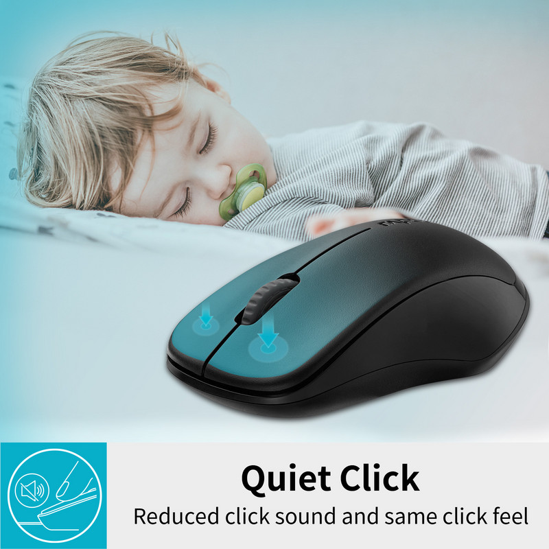 RAPOO 1680 juhtmevaba hiir Ergonoomiline hiir 1000 DPI vaikne 3 nuppu MacBook Cuomputer PC tahvelarvutile sülearvuti hiired vaikne 2,4G hiir