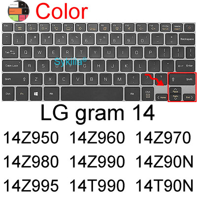 Poklopac tipkovnice za LG gram 14 14T90P 14T90Q 14Z90P 14Z95P 14Z90Q 14Z90N 14T990 14T90N 14Z995 Ultra silikonska zaštitna maska