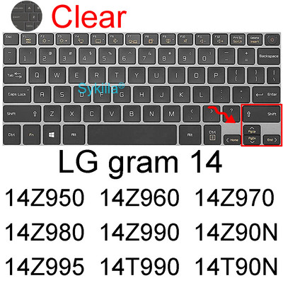 Poklopac tipkovnice za LG gram 14 14T90P 14T90Q 14Z90P 14Z95P 14Z90Q 14Z90N 14T990 14T90N 14Z995 Ultra silikonska zaštitna maska
