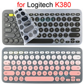 K380 navlaka za tipkovnicu za Logitech K380 za Logi Wireless Silikonska zaštitna folija za kožnu masku TPU engleski korejski ružičasto prozirno crna