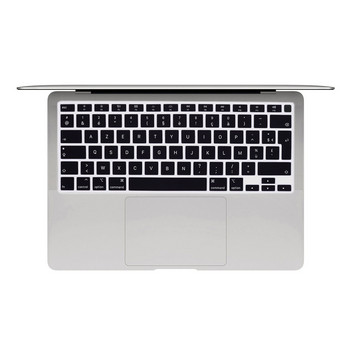 Френски език за MacBook Air 13 A2337 M1 с Touch ID AZERTY Капак на клавиатурата A2179 Силиконов капак Протектор за клавиатура