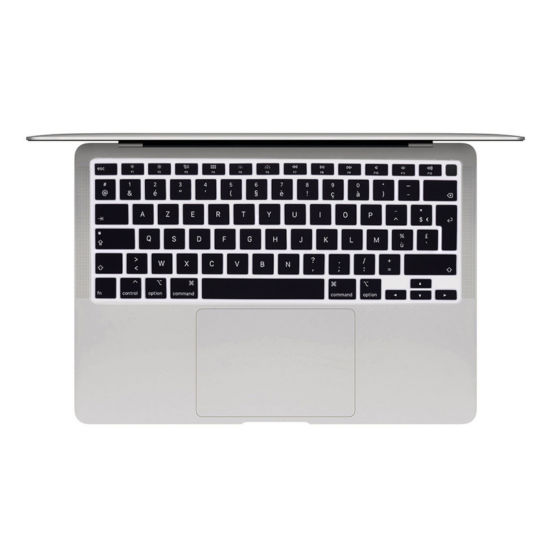 Francuski jezik za MacBook Air 13 A2337 M1 s Touch ID-om AZERTY poklopac tipkovnice A2179 Silikonski poklopac Zaštita tipkovnice