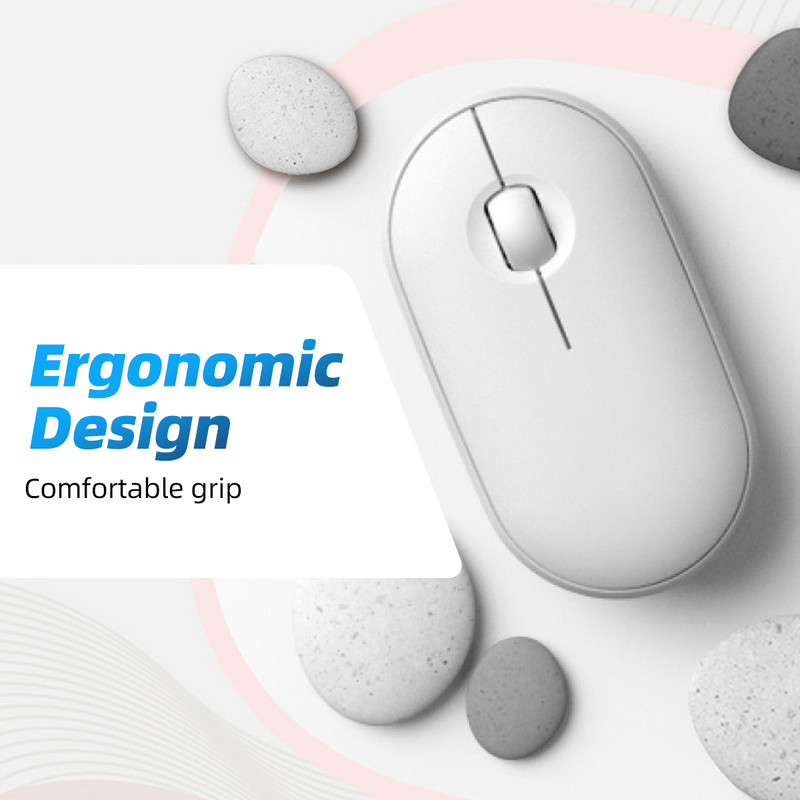 2,4 GHz bežični miš s USB prijemnikom Plavi miš za prijenosno računalo Mini ultratanki šareni miš za igrice s jednim načinom baterije