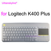K400 Plus klaviatuurikate Logitech K400 Plus jaoks Logi K400+ jaoks Wireless Protective Protector Nahaümbris Silikoonist TPU Funda