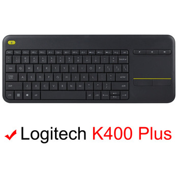 Капак за клавиатура K400 Plus за Logitech K400 Plus за Logi K400+ Wireless Protective Protector Skin Case Silicone TPU Funda