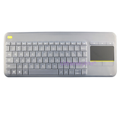 K400 Plus klaviatuurikate Logitech K400 Plus jaoks Logi K400+ jaoks Wireless Protective Protector Nahaümbris Silikoonist TPU Funda