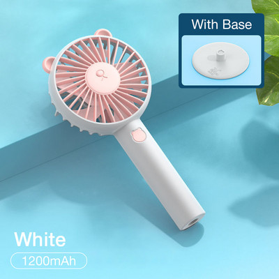 Cafele Mini USB ventilators, pārnēsājams, uzlādējams galda ventilators, īpaši kluss, mazs ventilatora gaisa dzesētājs āra kempinga birojam