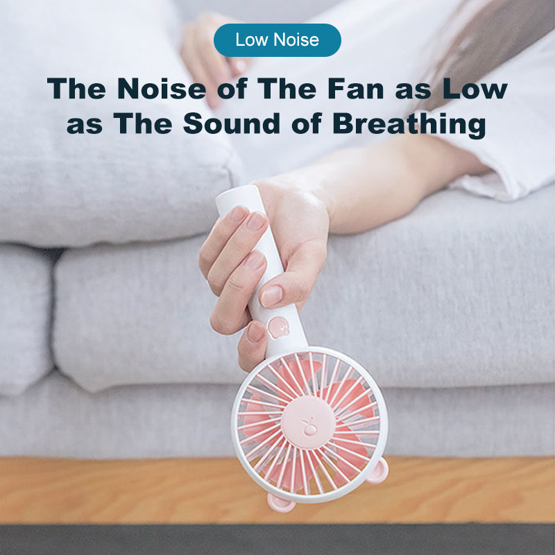 Cafele Mini USB ventilators, pārnēsājams, uzlādējams galda ventilators, īpaši kluss, mazs ventilatora gaisa dzesētājs āra kempinga birojam