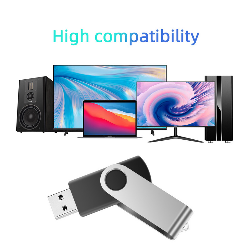 Hordozható USB 2.0 Flash Drive Pendrive 16 GB 32 GB 64 GB Pendrive Memory Stick Nagy sebességű OTG Pendrive USB Stick Mac OS9.x rendszerhez